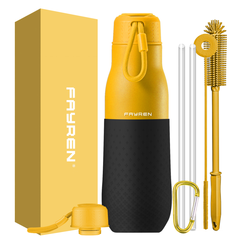 Thermos de bouteille d'eau sous vide en acier inoxydable