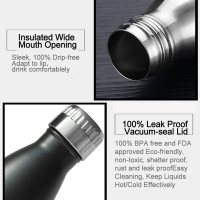 Double Wall Vacuum Insulated Thermos Flask Bottle