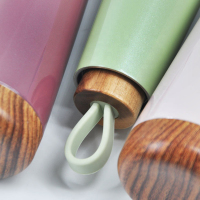 Sports Insulated Water Bottle With Bamboo Lid