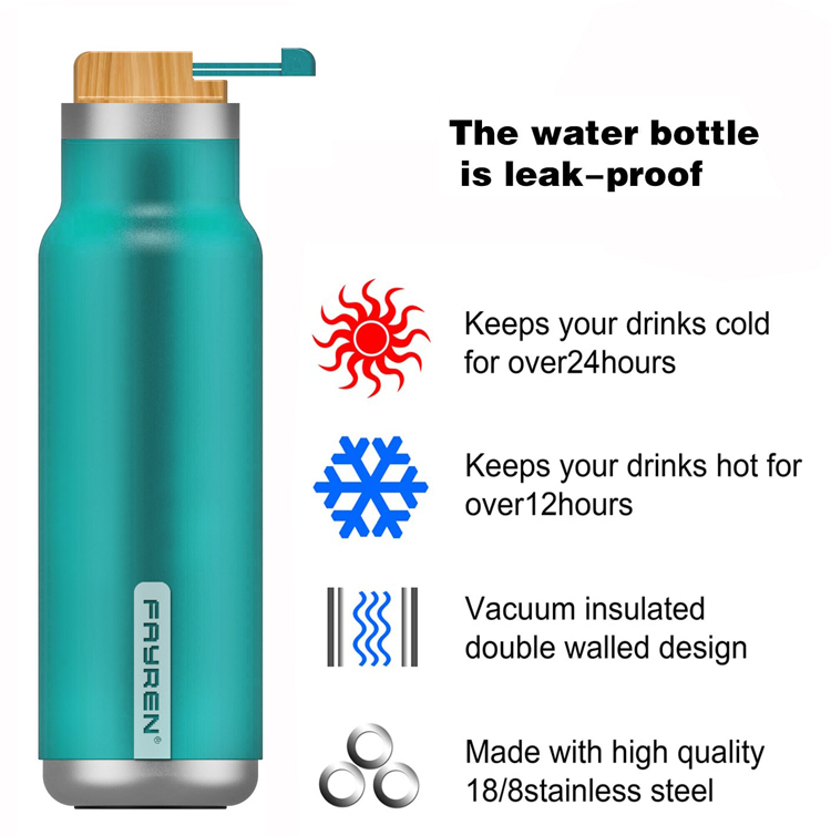 Bouteille d'eau en acier inoxydable