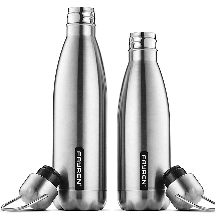 Double Walled Stainless Steel Vacuum Travel Bottle