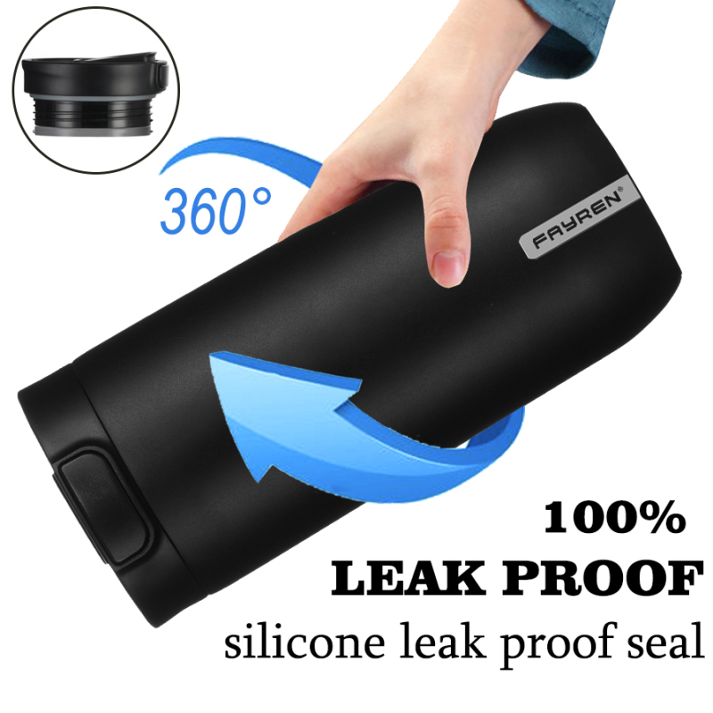 Insulated Coffee Mug With Leak Proof Lid For Coffee