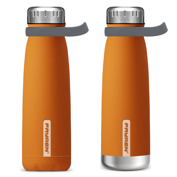 Borraccia in acciaio inossidabile in metallo senza Bpa, capacità di 500 ml