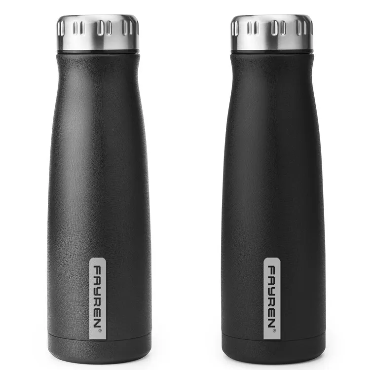 Stainless Steel Drinking Bottle Metal Bpa Free Capacity for 500ML