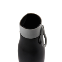Bottiglia d'acqua moderna thermos con tazza a doppia parete con corda