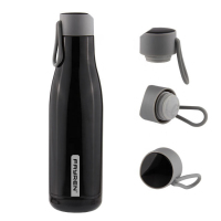 Bottiglia d'acqua moderna thermos con tazza a doppia parete con corda