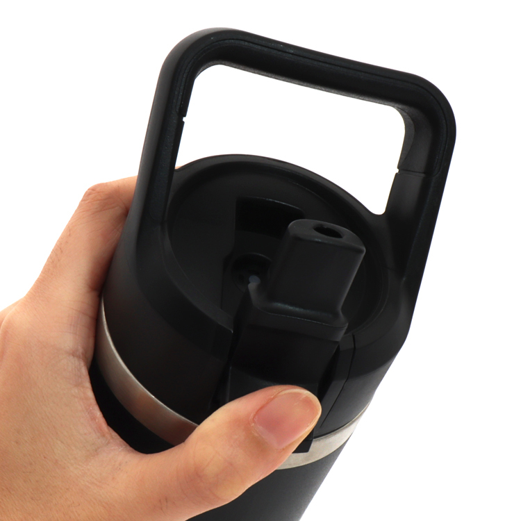 Borraccia termica in acciaio inossidabile con cannuccia