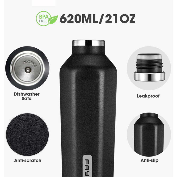 Hot And Cold Vacuum Insulated Stainless Steel Water Bottle
