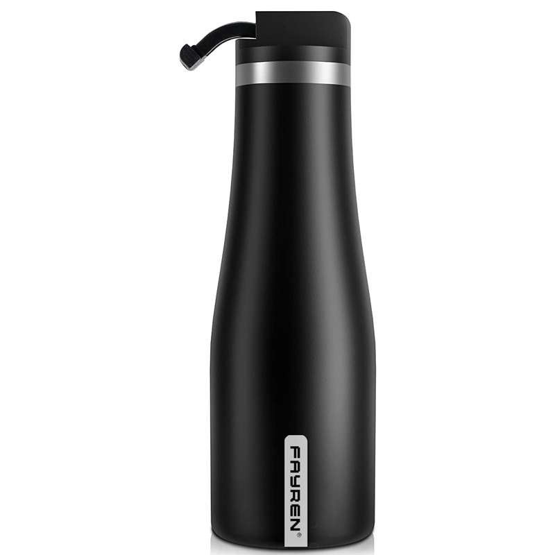 Bottiglie d'acqua di alta qualità con logo personalizzato con coperchio