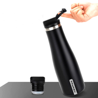 Bottiglie d'acqua di alta qualità con logo personalizzato con coperchio