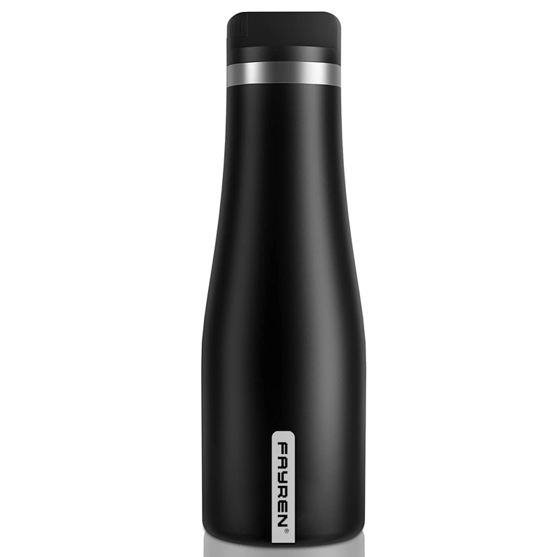 Bottiglie d'acqua di alta qualità con logo personalizzato con coperchio