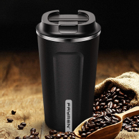 Double Wall Vacuum Insulation Coffee Tumbler with Leakproof Screw Lid Reusable Thermal