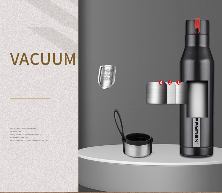 Stainless steel vacuum flasks