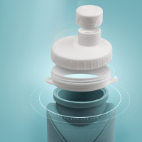 Faltbare Silikon-Wasserflasche für Reisen, Fitnessstudio, Camping, Wandern, für Reisen, Fitnessstudio, Camping, Wandern