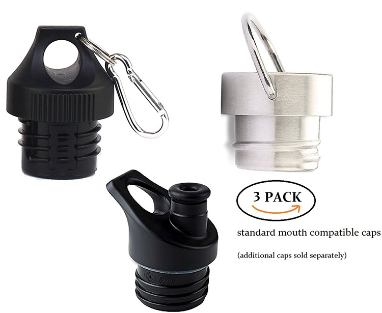 Borraccia infrangibile per sport all'aria aperta con moschettone