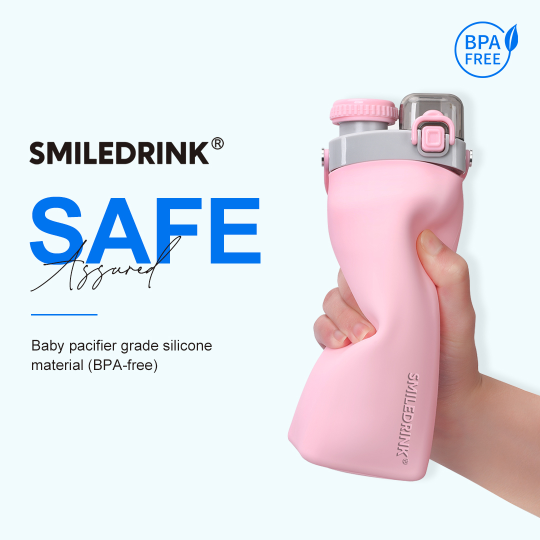 silicone water bottle for kid