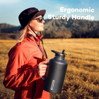 Custom 64oz 128oz Colorful Double Wall Vacuum Flask Gym Sports Insulated Stainless Steel Water Bottles