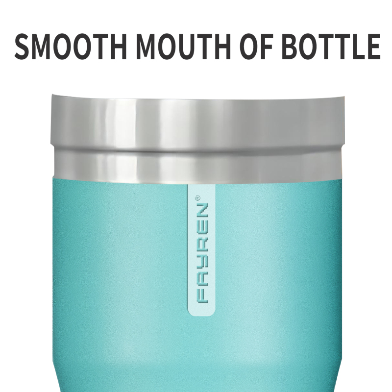 Outdoor Travel Mug Tumbler 20oz Stainless Steel Vacuum Insulated Mug with Handle Lid and Straw Insulated Coffee Mug