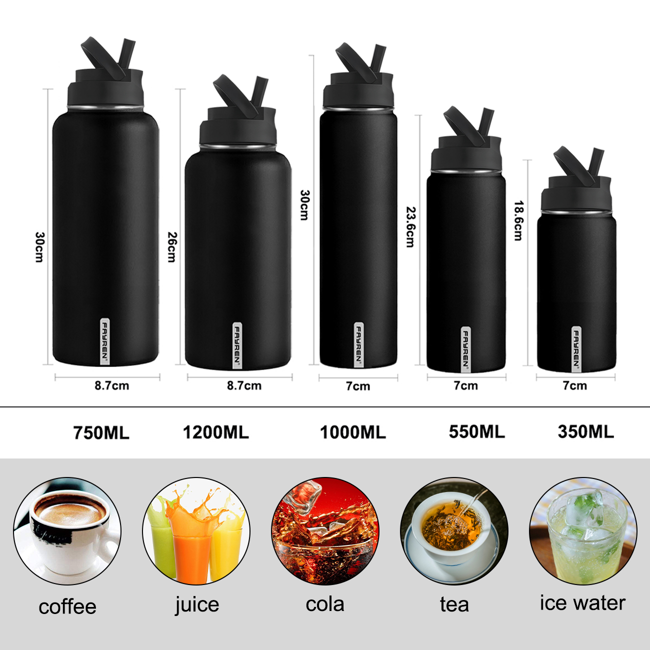 metal water bottles