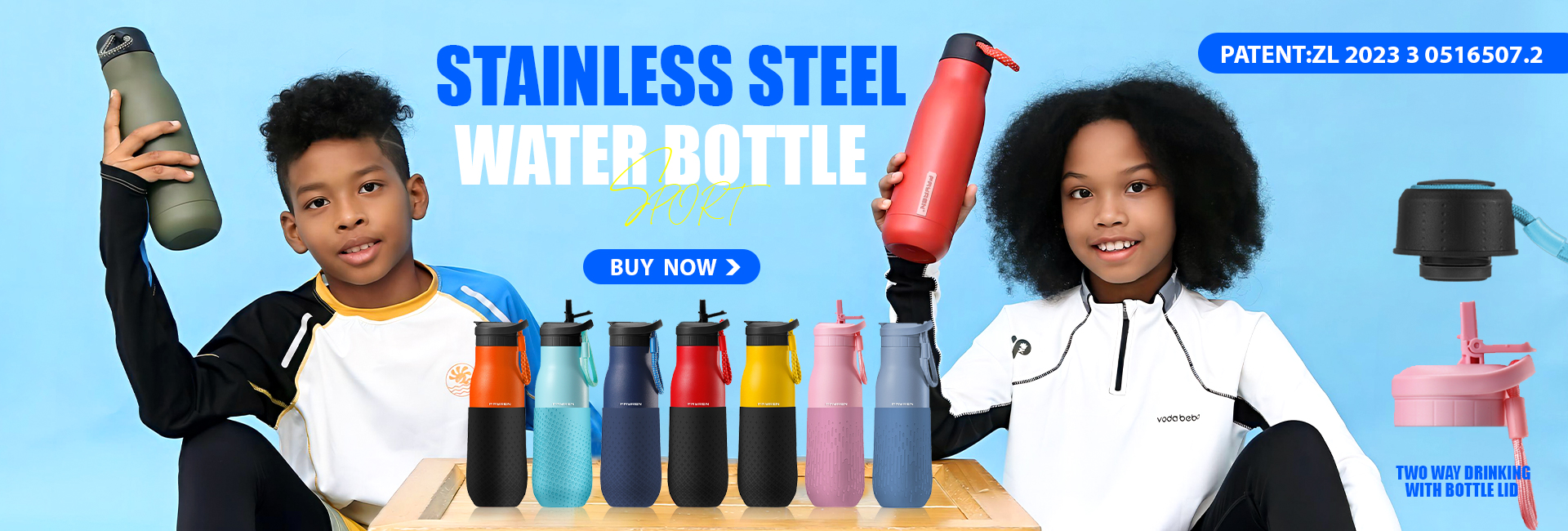 stainless steel water bottle