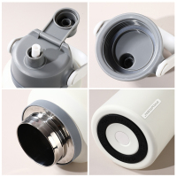 Insulated Water Bottle, Dishwasher Safe Stainless Steel Thermos, BPA Free Jug with Ergonomic Handle & Anti-slip Bottom