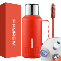 Vacuum-Insulated Beverage Bottle, 1000ml 316 Steel Insulation Pot, a Key to Press The Temperature Display Insulation Bottle