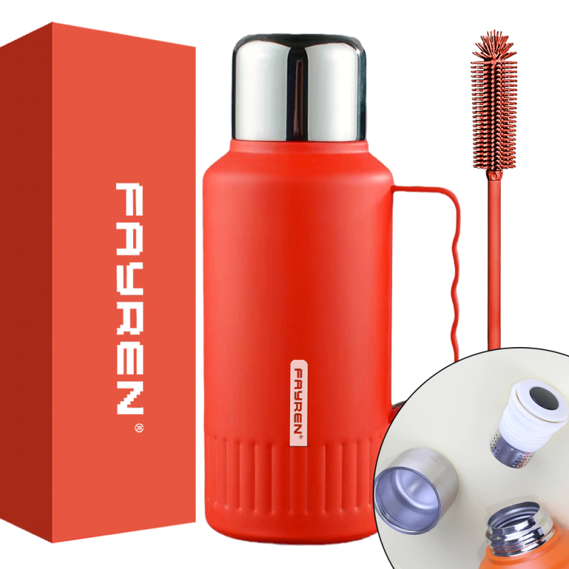 Vacuum-Insulated Beverage Bottle, 1000ml 316 Steel Insulation Pot, a Key to Press The Temperature Display Insulation Bottle