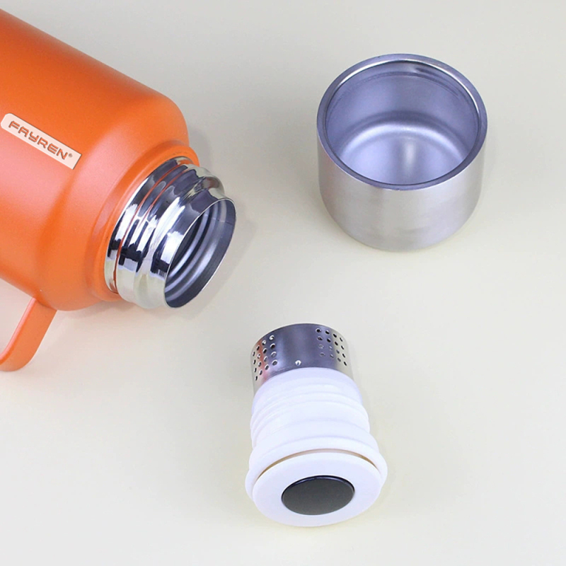Vacuum-Insulated Beverage Bottle, 1000ml 316 Steel Insulation Pot, a Key to Press The Temperature Display Insulation Bottle