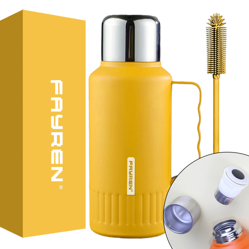 Vacuum-Insulated Beverage Bottle, 1000ml 316 Steel Insulation Pot, a Key to Press The Temperature Display Insulation Bottle