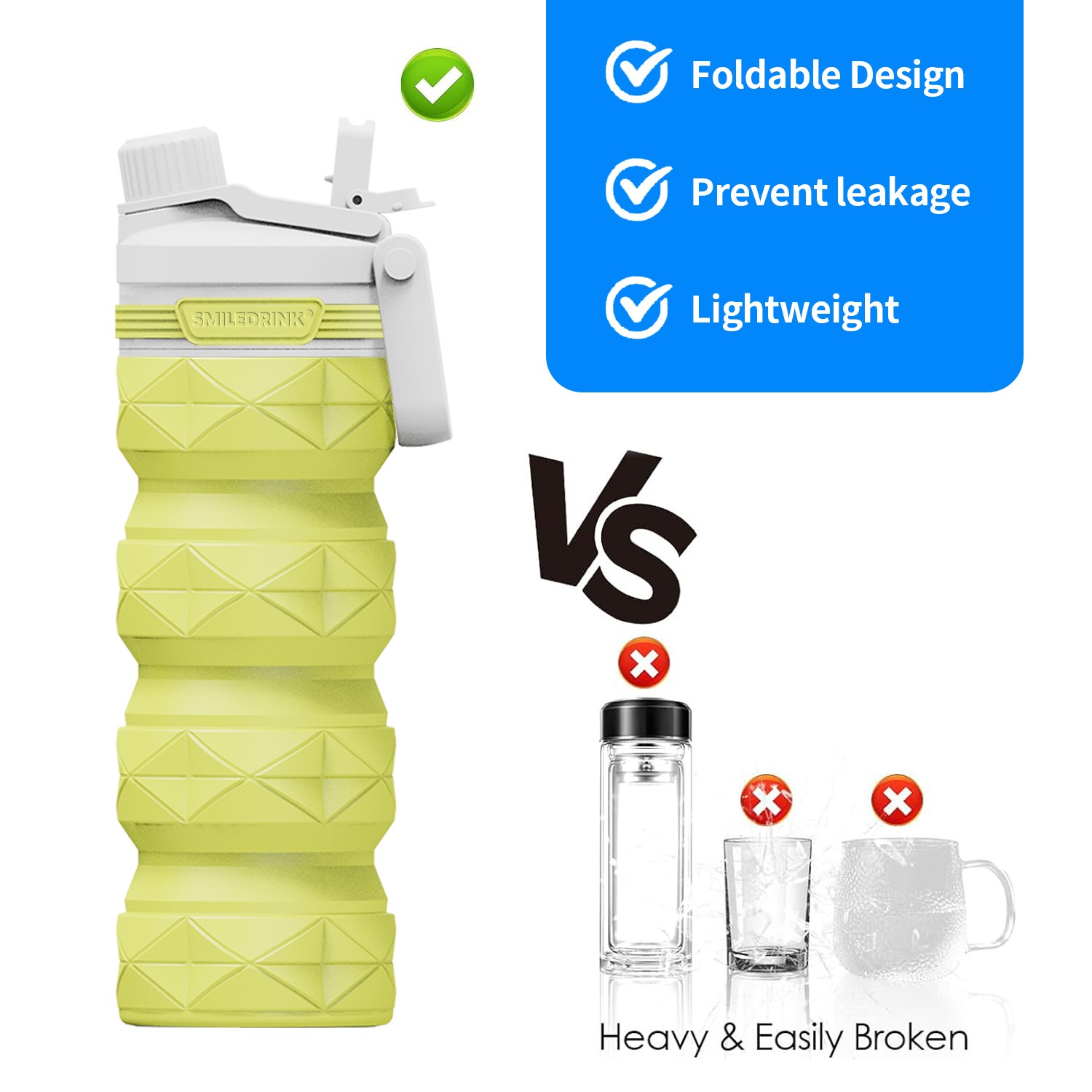 silicone water bottles