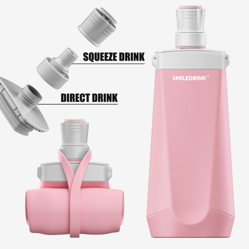 Durable Light weight BPA-Free Leak-Proof Silicone Collapsible Water Bottles