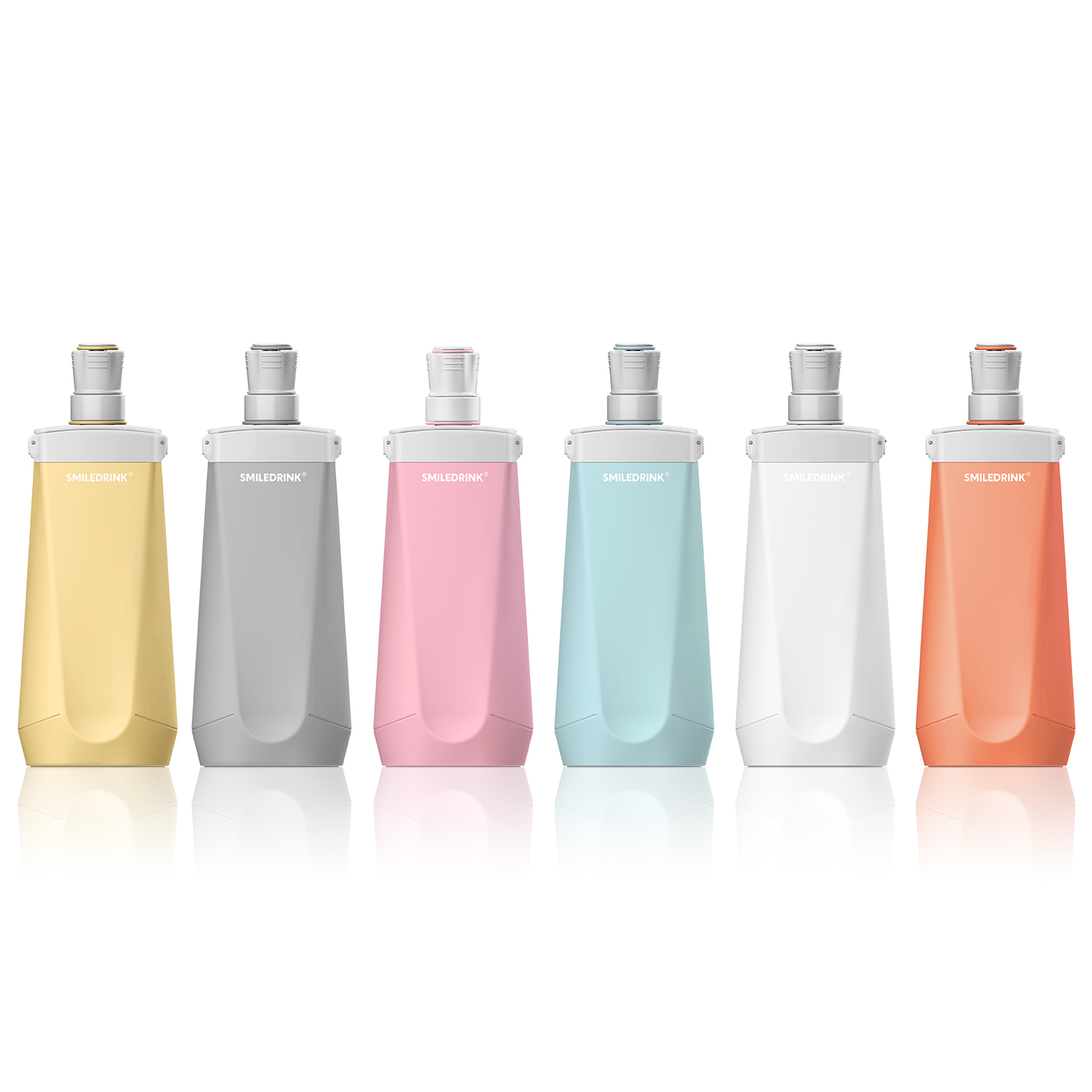 silicone collapsible water bottles with bite mouthpiece