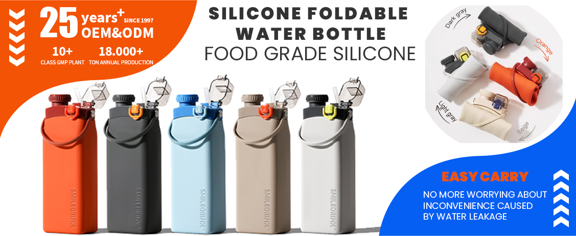 Collapsible Silicone water bottle