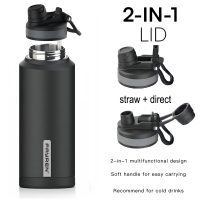 Double Walled Vacuum Insulated Metal, Leak Proof Locking Lid, Sip and Chug, BPA Free, Holiday Gift for Him Her