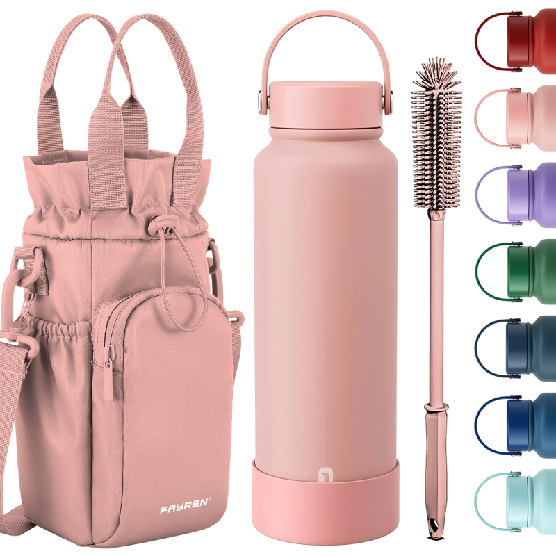 Fayren Double Wall Vacuum Insulated Stainless Steel sport Water Bottles