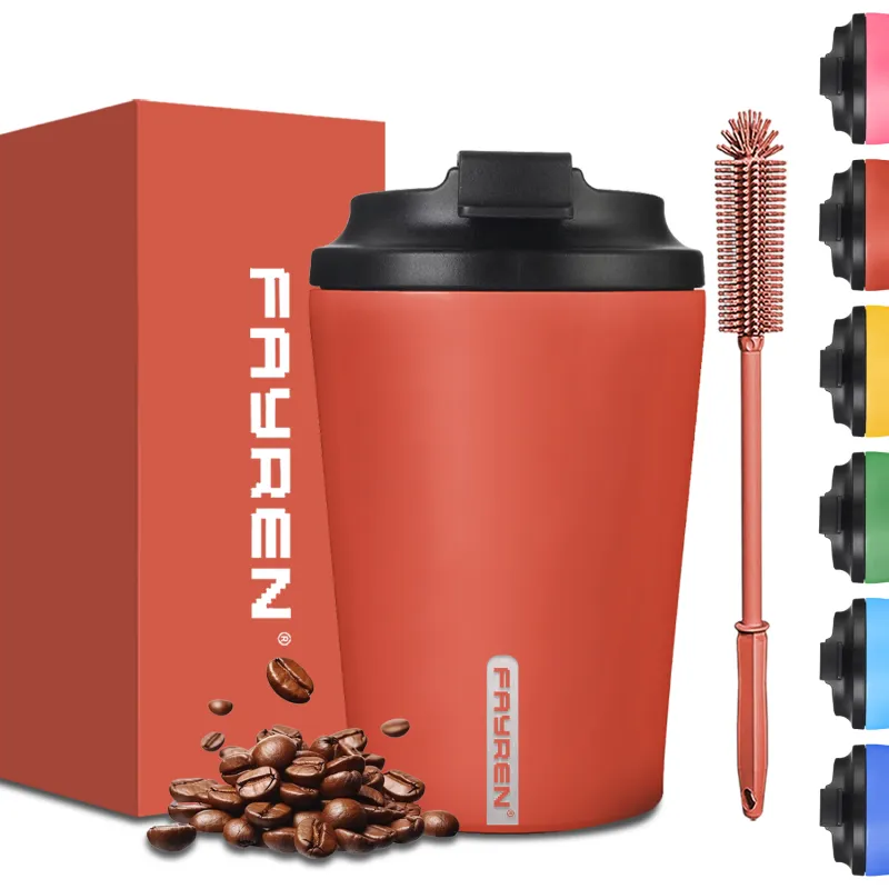 Stainless Steel Double Walled Reusable Tumbler for Hot and Cold Water Coffee and Tea In Travel