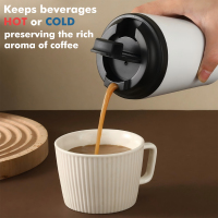 Stainless Steel Double Walled Reusable Tumbler for Hot and Cold Water Coffee and Tea In Travel