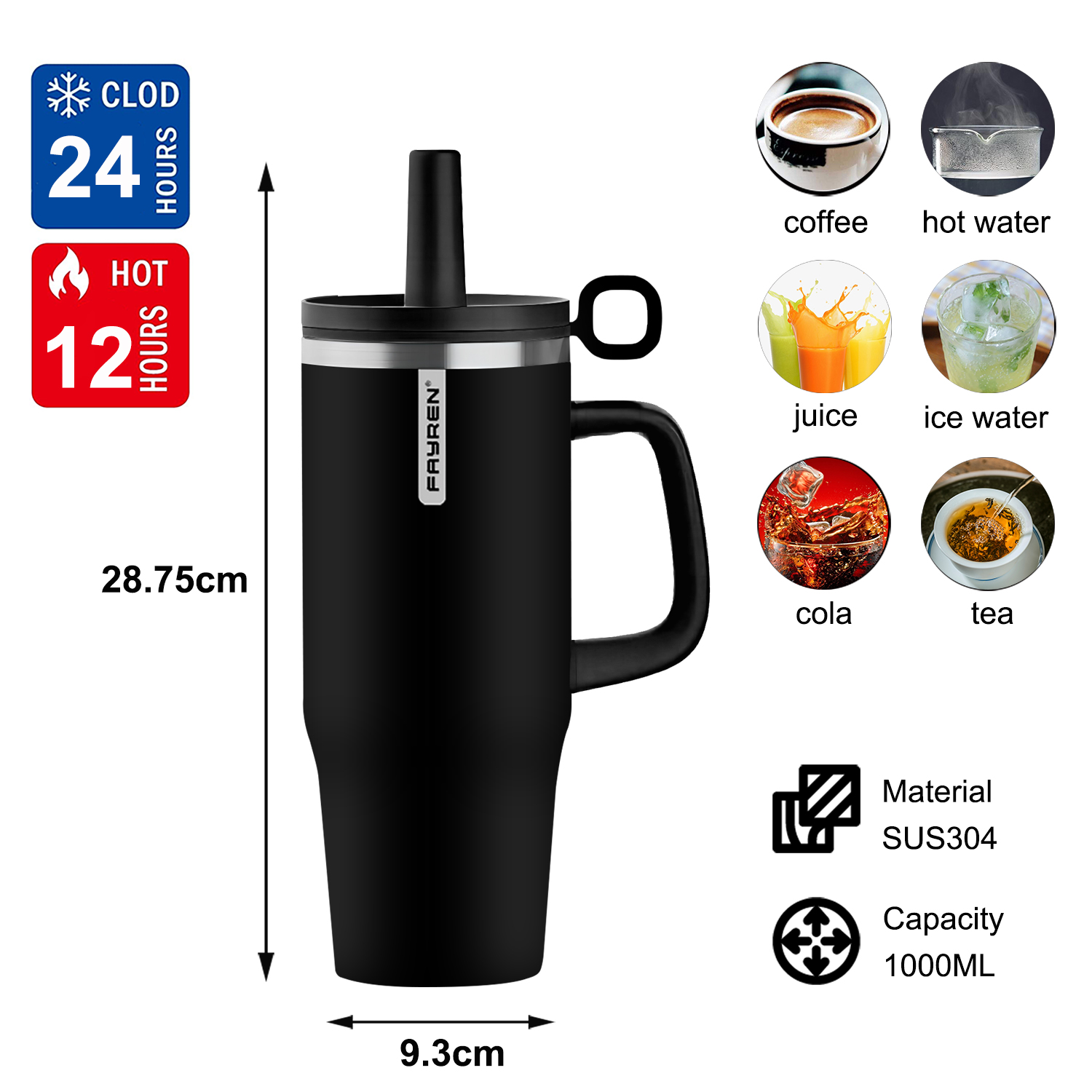 Double Walled Vacuum Insulated tumbler