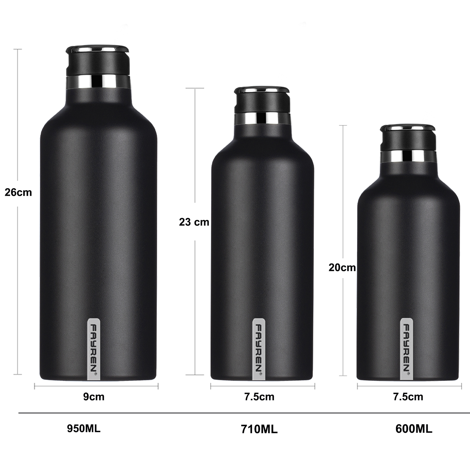 Stainless Steel sport Water Bottles