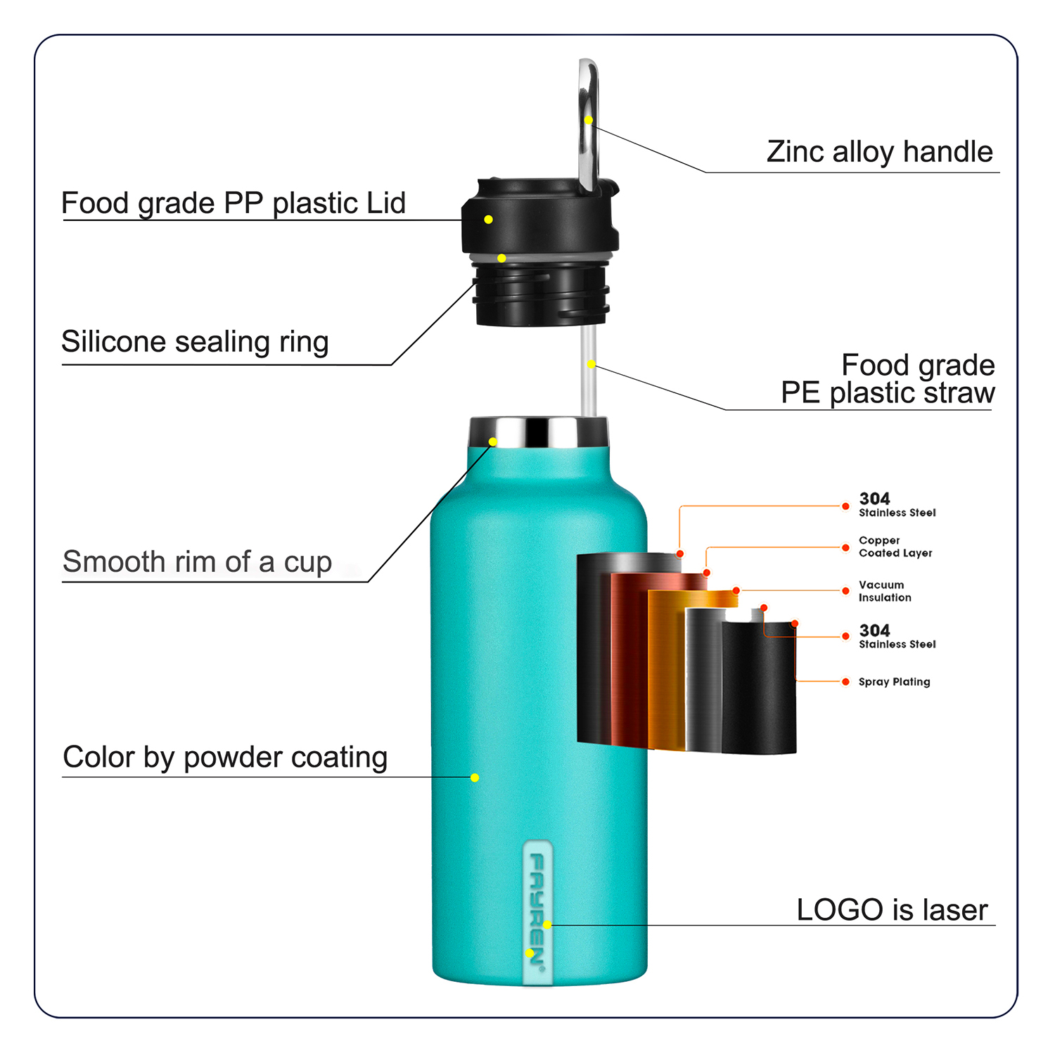 Stainless Steel Water Bottle