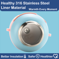 18oz Smart Anti scalding insulated Water Bottle kid with Temperature Display