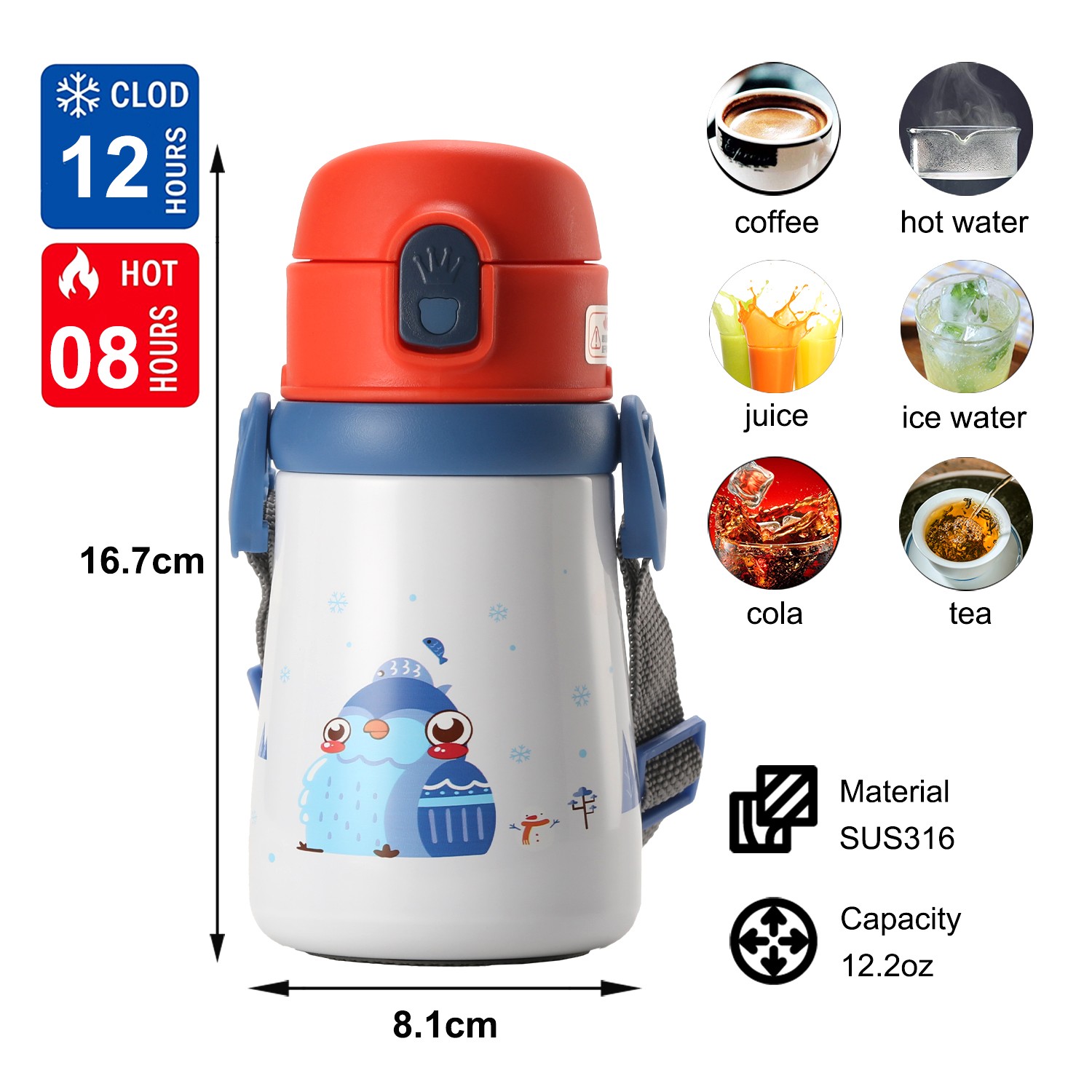 Stainless Steel Thermos Flask for kids