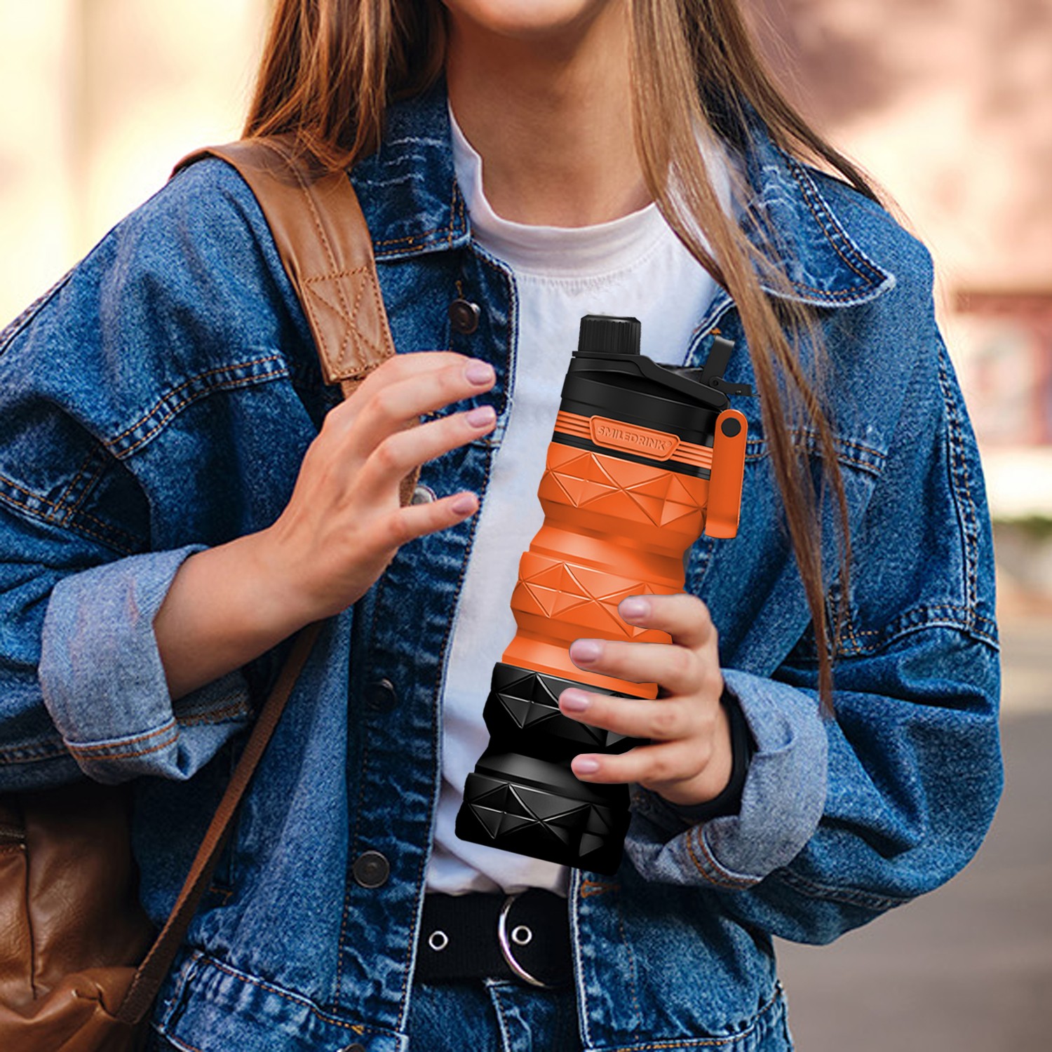 foldable silicone collapsible water bottles