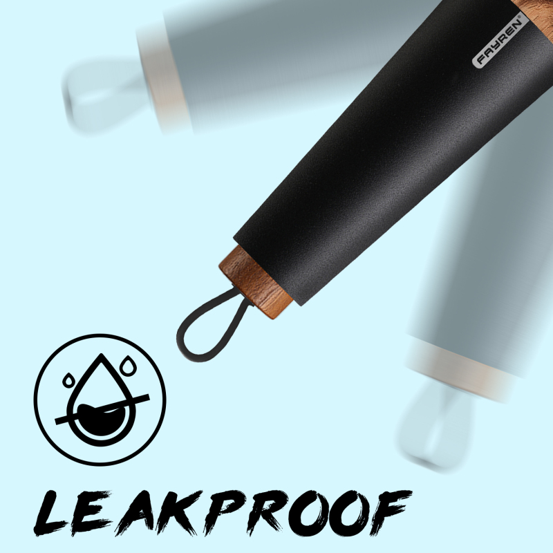 Double Walled & Vacuum Insulated Water Bottle Reusable Water Bottle for Hiking Keeps Liquid Hot or Cold