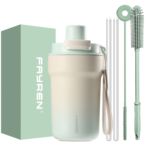 Portable Coffee Mug Travel Cup Stainless Steel Tumbler With Lid and Straw Cups and Mugs Coffee Leak Proof Tumbler