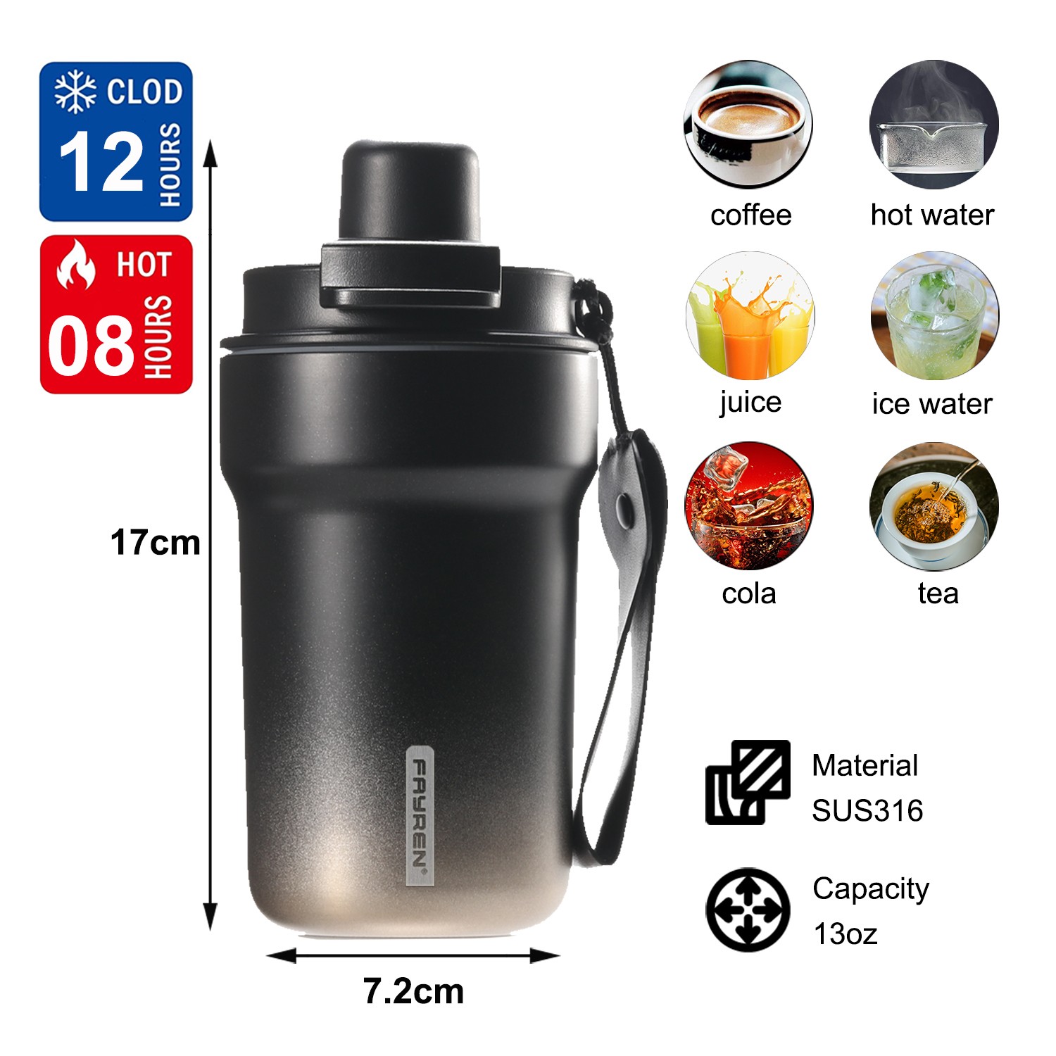 Vacuum Insulation Smart Coffee Mug