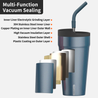 20oz Tumbler with Spill-Proof Lid and Straw Stainless Steel Vacuum Insulated Coffee Tumbler Cup Double Wall Powder Coated Travel Mug