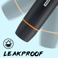 Stainless Steel Vacuum Flask with Double-Wall Insulation and Drinking Mug Lid for Sport