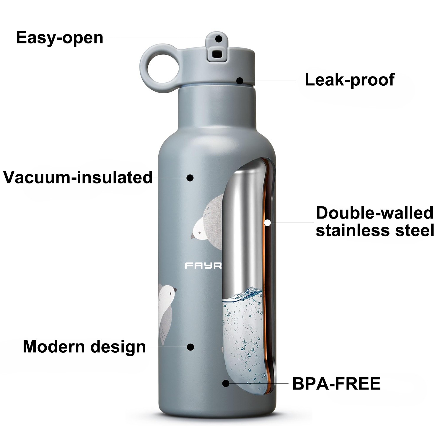 Stainless Steel Water Bottle Children
