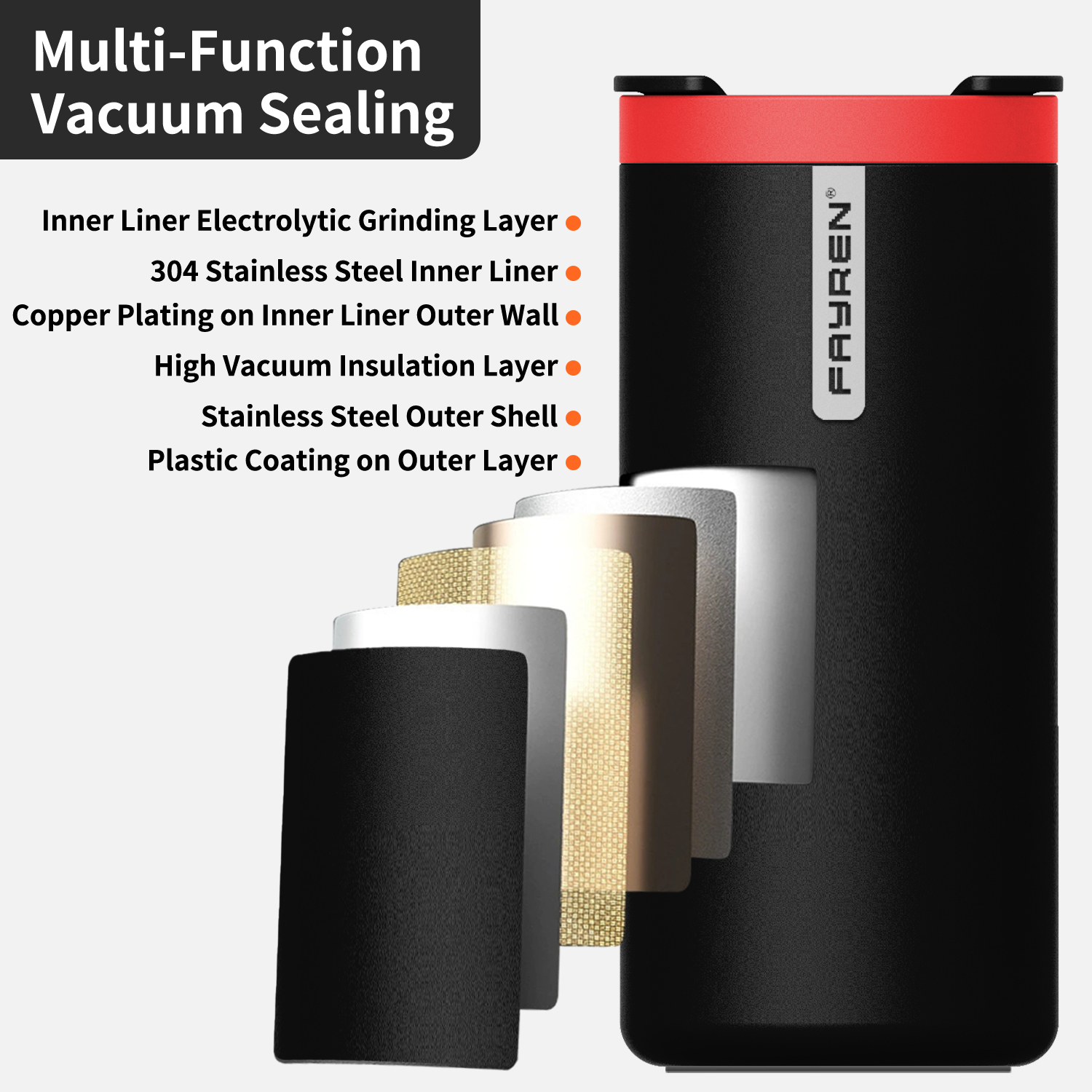 stainless steel mug